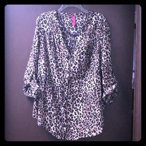 Leopard print blouse